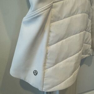 Lululemon White Quilted Jacket